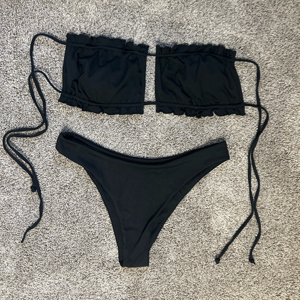 Zaful Black Swimwear large
